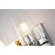 Bocage 2 Light 13 inch PC Bath Light Wall Light in Polished Chrome with Gold